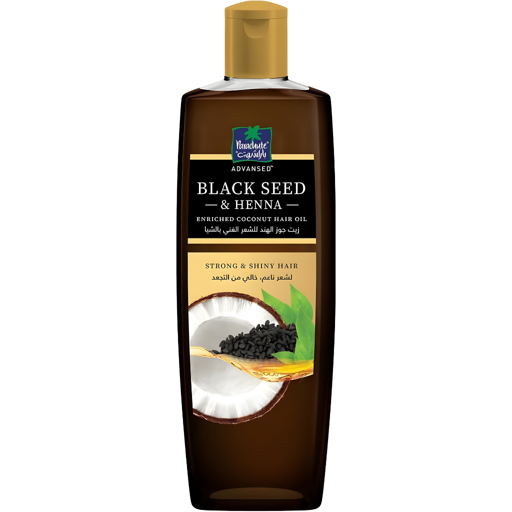Parachute Black Seed & Henna Hair Oil 300 ml buy online USA - 1